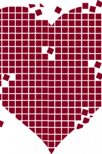 heart grid, broken heart clipart free svg file