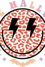 halloween hippie, smiley - free svg file for members