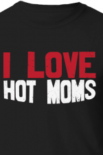 i love hot moms, funny man shirt design free svg file