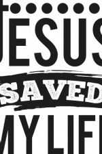 jesus saved my life, religious free svg file