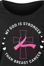 my god is stronger than breast cancer - free svg file for members