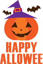 happy halloween, witch pumpkin - free svg file for members