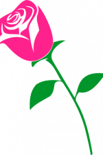 rose flower clipart image free svg file