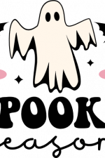 spooky season, ghost, halloween - free svg file for members