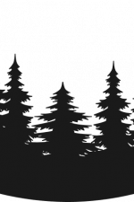decorative trees, woodland - free svg file for members