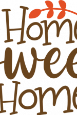 home sweet home, fall welcome - free svg file for members