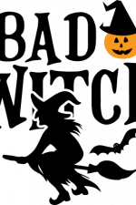 bad witch, halloween free svg file clipart images