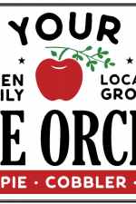 pick your own apple orchard, farmhouse sign - free svg file for members
