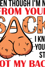 even though I am not from your sack, funny step father gift - free svg file for members
