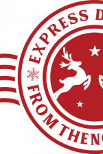 express delivery from the northpole, christmas - free svg file for members