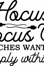 hocus pocus co, halloween - free svg file for members
