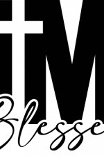 I'M blessed, christian, religious - free svg file for members