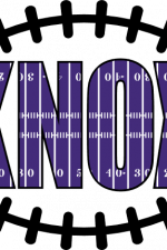 knox sign and ball laces, american footbal fan - free svg file for members