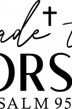 made to worship, psalm 95:1, christian - free svg file for members