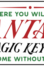 here you will find santas magic key, christmas - free svg file for members