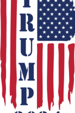 trum support 2024, USA flag, politics - free svg file for members