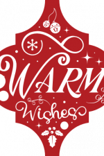warm wishes, christmas ornament - free svg file for members