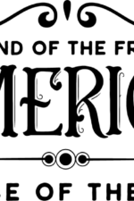 land of the free because of the brave, america - free svg file for members
