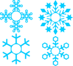 snowflakes bundle, winter free svg file clipart images