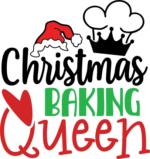 christmas baking queen free svg file clipart images