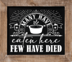 many have eaten here few have died, funny witch kitchen - free svg files for members