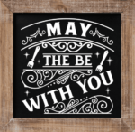 may the forks be with you, kitchen sign - free svg file for members
