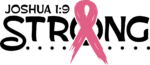 joshua 1:9, strong, faith, christian, cancer awareness - free svg file for members