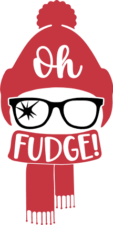 oh fudge, funny winter movie - free svg file for members