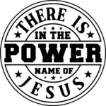 there is power in the name of jesus, christian - free svg file for members