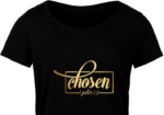 Chosen, 1 Peter 2:9, framed bible Verse, golden svg and png sublimation - free svg file for members