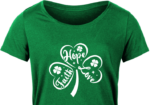 Faith, love, hope, clover leaf, st patricks day shirt design - free svg file for members