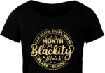 i am black every month but this month i am blackity black - free svg file for members