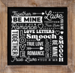Love letters, be mine, you and me together - free svg file for members