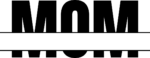 Mom, split text frame - free svg file for members