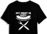 My meat is 100% going in your mouth, funny apron for men - free svg file for members