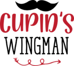 Cupids wingman, kids valentines day shirt free svg file