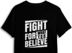 Fight for what you believe, distressed, motivational tshirt design free svg file
