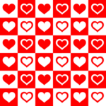 Heart pattern background, valentines day free svg file