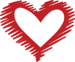 doodle heart clipart image, valentines day tshirt design - free svg file for members