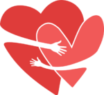 hugging hearts, valentines day - free svg file for members