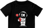 I am 6 birthday astronaut, kids birthday party t-shirt free svg file