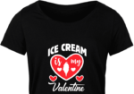Ice cream is my valentine, ice-cream in heart clipart free svg file