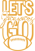 lets go jaguars, american football shirt design - free svg file for members