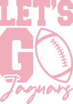 lets go jaguars, football team shirt design - free svg file for members