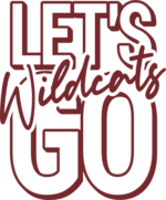 lets go wildcats, american football shirt design - free svg file for members