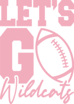 lets go wildcats, american football shirt design - free svg file for members