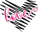 Heart line, love, valentines day gift - free svg file for members