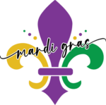 Mardi gras, fleur de lis - free svg file for members