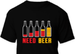 Need beer, funny beer lover tshirt design free svg file