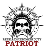 when tyranny becomes law rebellion becomes duty patriot, svg and png sublimation - free svg file for members